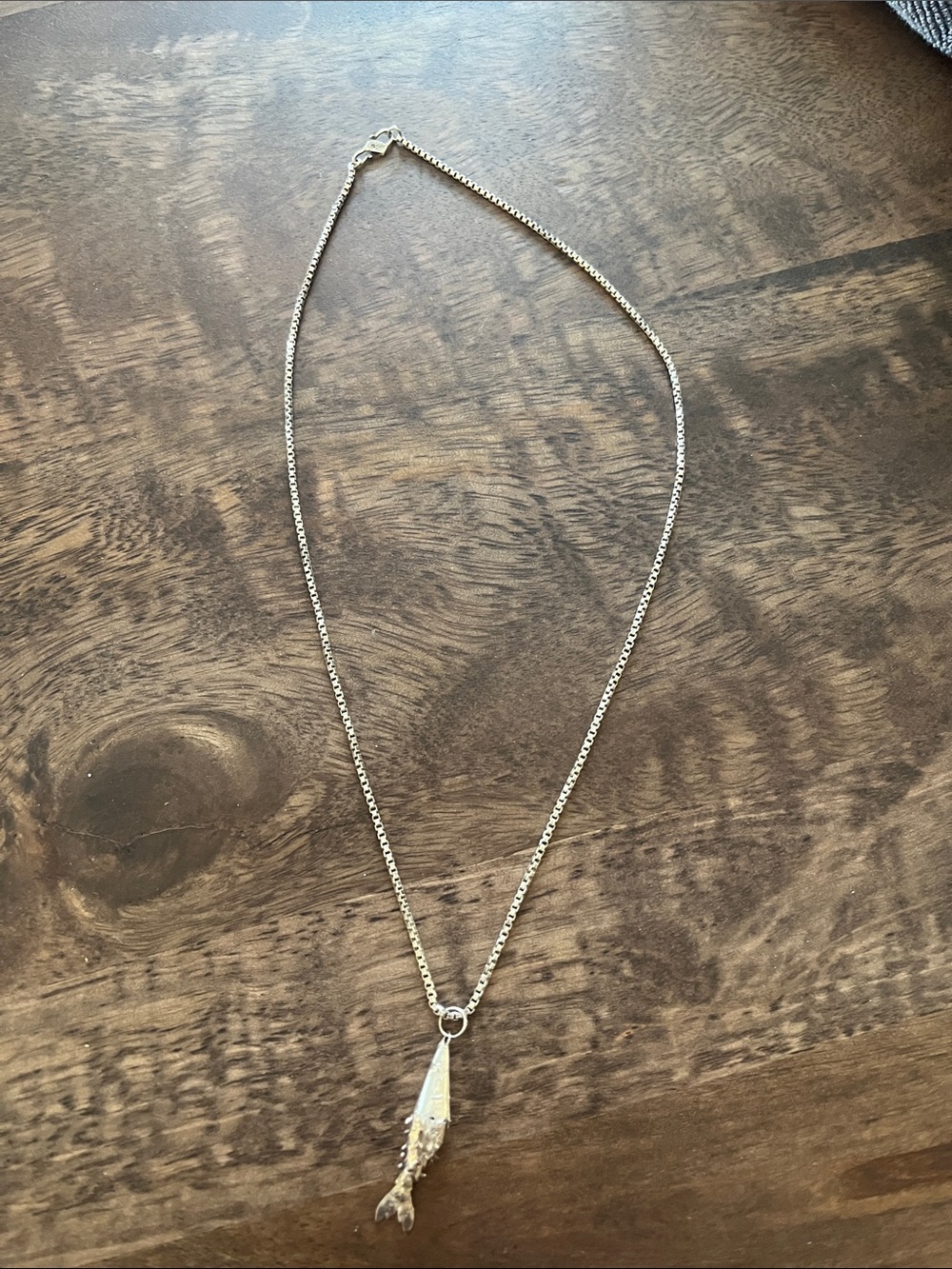 Silver 925 Fish Necklace